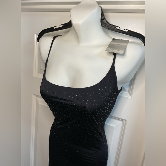 SKIMS: NWT - SWAROVSKI JELLY SHEER MAXI DRESS - Picture 1 of 9